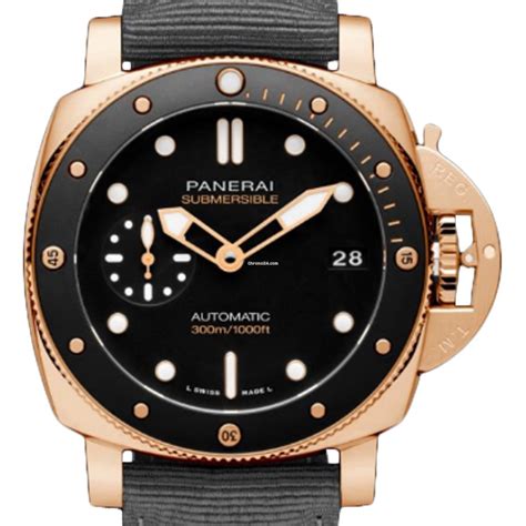 panerai submersible bronzo|panerai submersible goldtech 42mm.